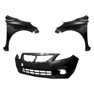Sherman® - 3-Piece (Front Bumper Cover, Driver and Passenger Side Fender)