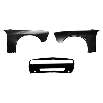 Sherman® - 3-Piece (Front Bumper Cover, Driver and Passenger Side Fender) (Value Line)