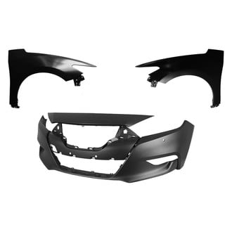 Sherman® - 3-Piece (Front Bumper Cover, Driver and Passenger Side Fender) (Value Line)
