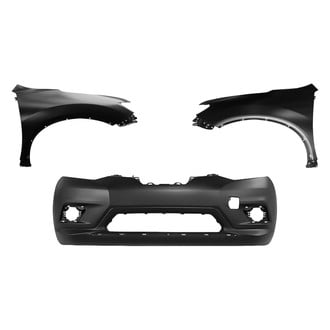 Sherman® - 3-Piece (Front Bumper Cover, Driver and Passenger Side Fender) (Value Line)