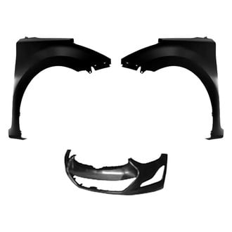 Sherman® - 3-Piece (Front Bumper Cover, Driver and Passenger Side Fender) (Value Line)