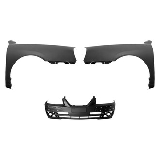 Sherman® - 3-Piece (Front Bumper Cover, Driver and Passenger Side Fender) (Value Line)
