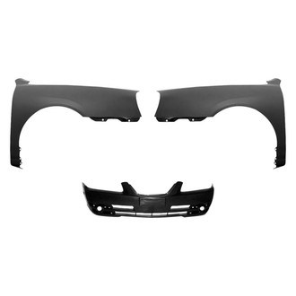 Sherman® - 3-Piece (Front Bumper Cover, Driver and Passenger Side Fender) (Value Line)