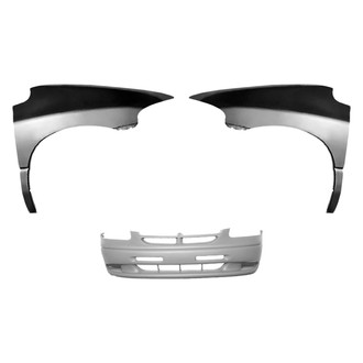 Sherman® - 3-Piece (Front Bumper Cover, Driver and Passenger Side Fender) (Value Line)