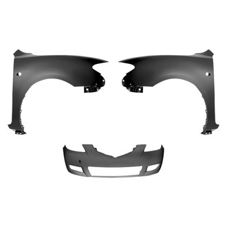 Sherman® - 3-Piece (Front Bumper Cover, Driver and Passenger Side Fender) (Value Line)