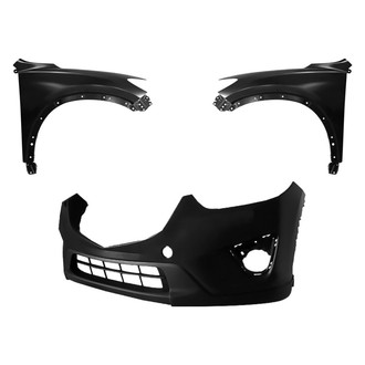 Sherman® - 3-Piece (Front Bumper Cover, Driver and Passenger Side Fender)