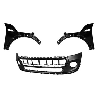 Sherman® - 3-Piece (Front Bumper Cover, Driver and Passenger Side Fender) (Value Line)