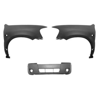 Sherman® - 3-Piece (Front Bumper Cover, Driver and Passenger Side Fender) (Value Line)