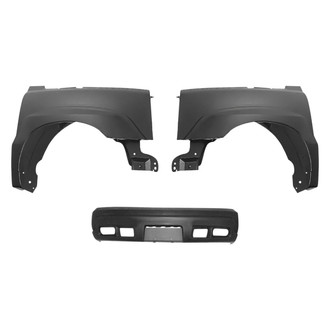 Sherman® - 3-Piece (Front Bumper Cover, Driver and Passenger Side Fender) (Value Line)