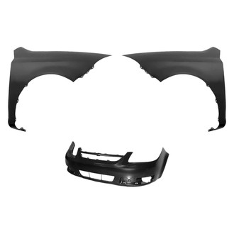 Sherman® - 3-Piece (Front Bumper Cover, Driver and Passenger Side Fender) (Value Line)