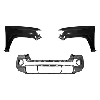 Sherman® - 3-Piece (Front Bumper Cover, Driver and Passenger Side Fender) (Value Line)