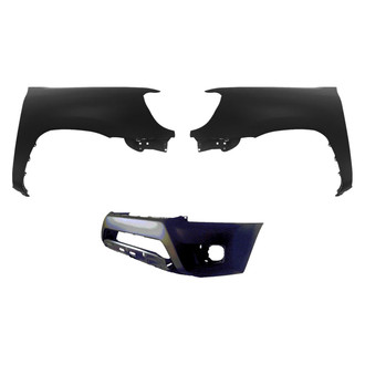 Sherman® - 3-Piece (Front Bumper Cover, Driver and Passenger Side Fender) (Value Line)