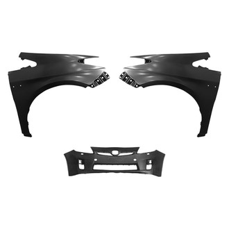Sherman® - 3-Piece (Front Bumper Cover, Driver and Passenger Side Fender) (Value Line)