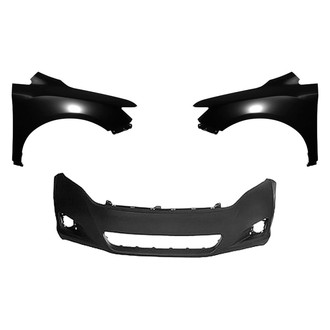 Sherman® - 3-Piece (Front Bumper Cover, Driver and Passenger Side Fender) (Value Line)