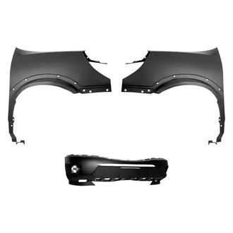 Sherman® - 3-Piece (Front Bumper Cover, Driver and Passenger Side Fender) (Value Line)