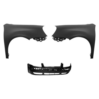 Sherman® - 3-Piece (Front Bumper Cover, Driver and Passenger Side Fender) (Value Line)
