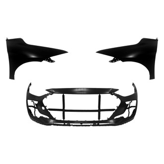 Sherman® - 3-Piece (Front Bumper Cover, Driver and Passenger Side Fender) (Value Line)
