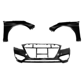 Sherman® - 3-Piece (Front Bumper Cover, Driver and Passenger Side Fender) (Value Line)