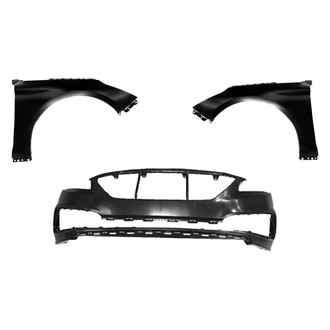 Sherman® - 3-Piece (Front Bumper Cover, Driver and Passenger Side Fender) (Value Line)