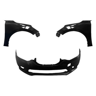 Sherman® - 3-Piece (Front Bumper Cover, Driver and Passenger Side Fender) (Value Line)