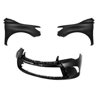 Sherman® - 3-Piece (Front Bumper Cover, Driver and Passenger Side Fender) (Value Line)