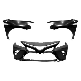 Sherman® - 3-Piece (Front Bumper Cover, Driver and Passenger Side Fender) (Value Line)