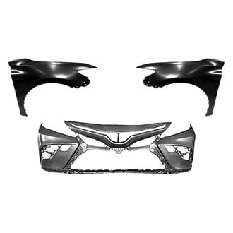 Sherman® - 3-Piece (Front Bumper Cover, Driver and Passenger Side Fender) (Value Line)