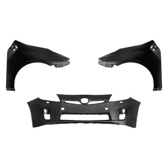 Sherman® - 3-Piece (Front Bumper Cover, Driver and Passenger Side Fender) (Value Line)