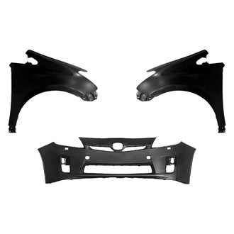 Sherman® - 3-Piece (Front Bumper Cover, Driver and Passenger Side Fender) (Value Line)