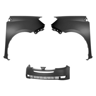 Sherman® - 3-Piece (Front Bumper Cover, Driver and Passenger Side Fender) (CAPA Certified)