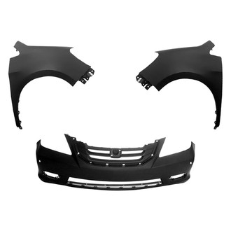 Sherman® - 3-Piece (Front Bumper Cover, Driver and Passenger Side Fender) (CAPA Certified)