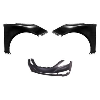 Sherman® - 3-Piece (Front Bumper Cover, Driver and Passenger Side Fender) (CAPA Certified)