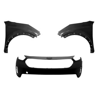 Sherman® - 3-Piece (Front Bumper Cover, Driver and Passenger Side Fender) (CAPA Certified)