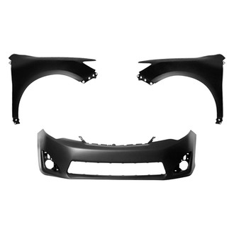 Sherman® - 3-Piece (Front Bumper Cover, Driver and Passenger Side Fender) (CAPA Certified)