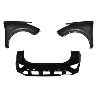Sherman® - 3-Piece (Front Bumper Cover, Driver and Passenger Side Fender) (CAPA Certified)