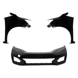 Sherman® - 3-Piece (Front Bumper Cover, Driver and Passenger Side Fender) (CAPA Certified)