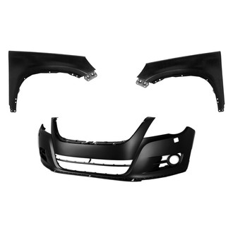 Sherman® - 3-Piece (Front Bumper Cover, Driver and Passenger Side Fender) (CAPA Certified)