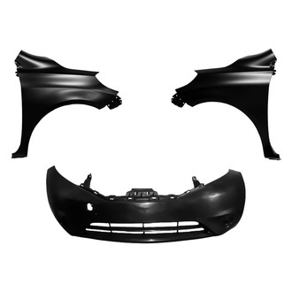 Sherman® - 3-Piece (Front Bumper Cover, Driver and Passenger Side Fender) (CAPA Certified)