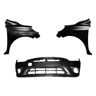 Sherman® - 3-Piece (Front Bumper Cover, Driver and Passenger Side Fender) (CAPA Certified)