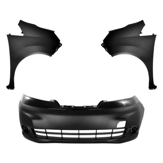 Sherman® - 3-Piece (Front Bumper Cover, Driver and Passenger Side Fender) (CAPA Certified)