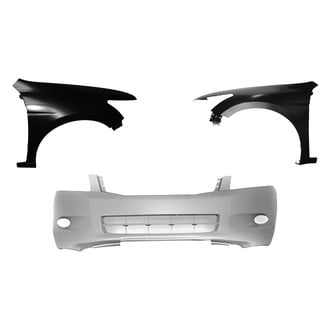 Sherman® - 3-Piece (Front Bumper Cover, Driver and Passenger Side Fender) (CAPA Certified)