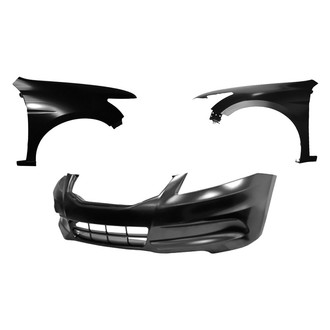 Sherman® - 3-Piece (Front Bumper Cover, Driver and Passenger Side Fender) (CAPA Certified)