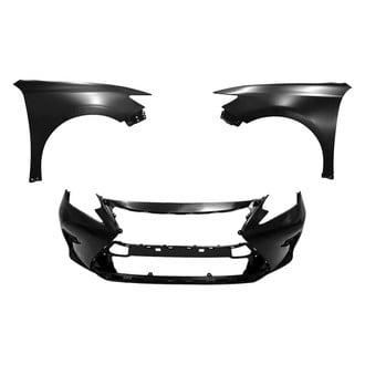 Sherman® - 3-Piece (Front Bumper Cover, Driver and Passenger Side Fender) (CAPA Certified)