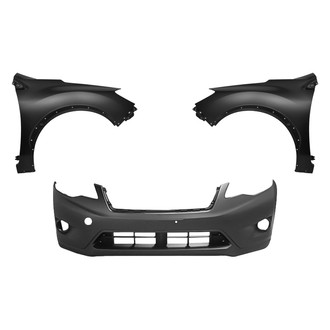 Sherman® - 3-Piece (Front Bumper Cover, Driver and Passenger Side Fender) (CAPA Certified)