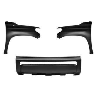 Sherman® - 3-Piece (Front Bumper Cover, Driver and Passenger Side Fender) (CAPA Certified)