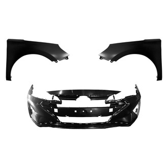 Sherman® - 3-Piece (Front Bumper Cover, Driver and Passenger Side Fender) (CAPA Certified)