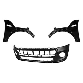 Sherman® - 3-Piece (Front Bumper Cover, Driver and Passenger Side Fender) (CAPA Certified)