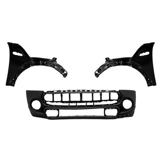 Sherman® - 3-Piece (Front Bumper Cover, Driver and Passenger Side Fender) (CAPA Certified)