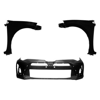 Sherman® - 3-Piece (Front Bumper Cover, Driver and Passenger Side Fender) (CAPA Certified)