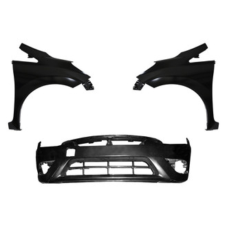 Sherman® - 3-Piece (Front Bumper Cover, Driver and Passenger Side Fender) (CAPA Certified)